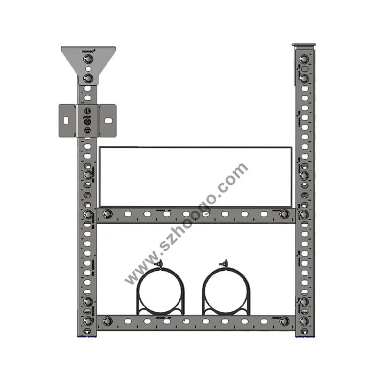 Perforated Steel Channel U-Shaped Strut Channel Bar Pre-Galvanized Air Ducts Support